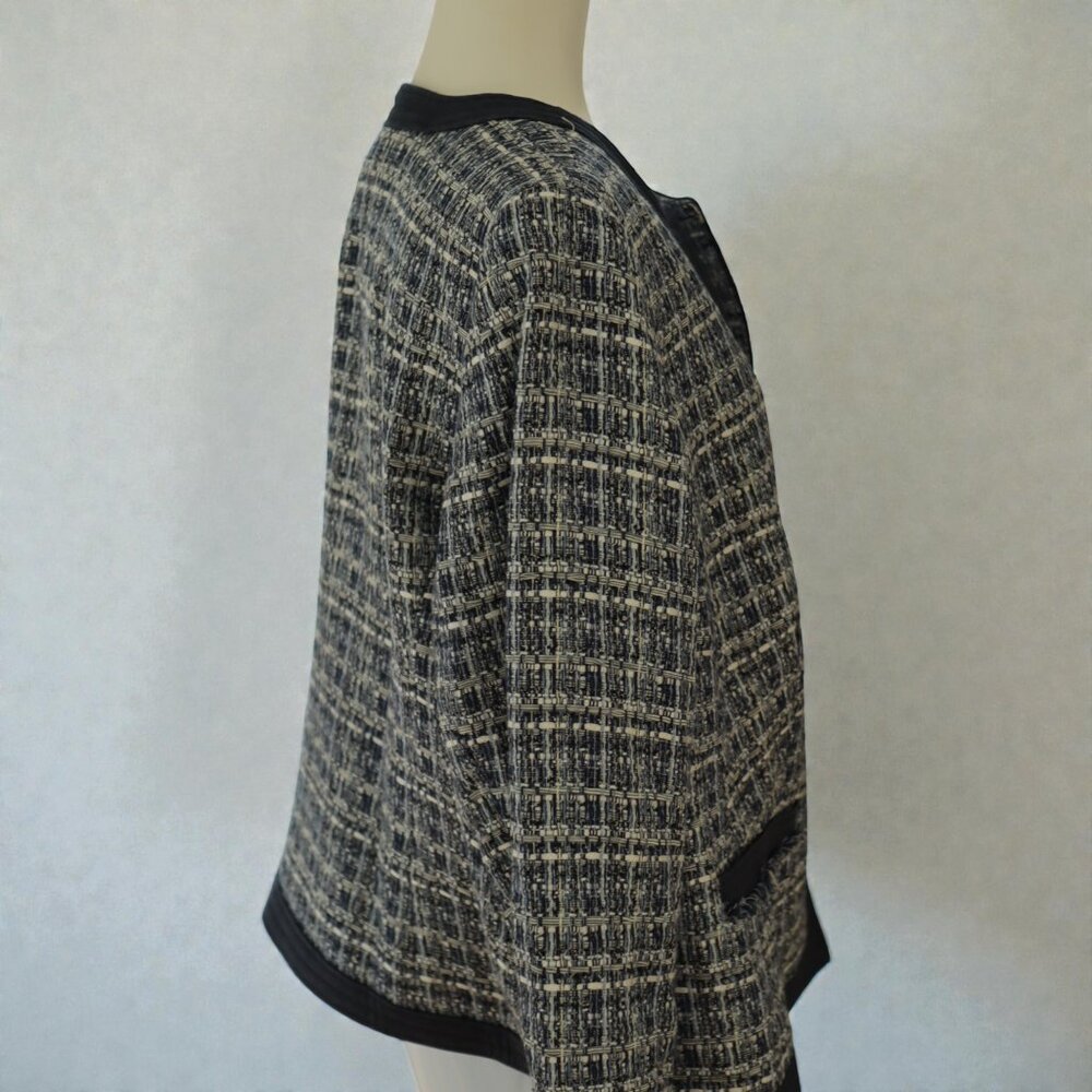 Talbots Tweed Jacket – Blue, Fully Lined – NWT – Size 18W - Picture 4 of 16